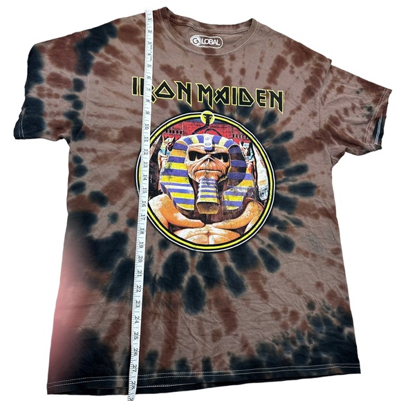 Iron Maiden EDDIE Tie Dye Tee Shirt Size Small Heavy Metal Maidenheads Concert - Picture 8 of 10